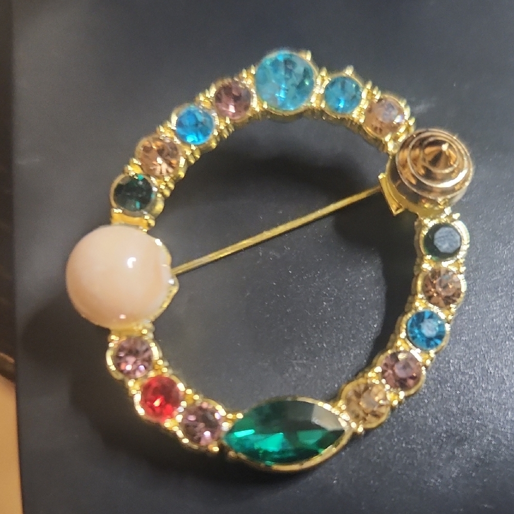 Initial Brooch